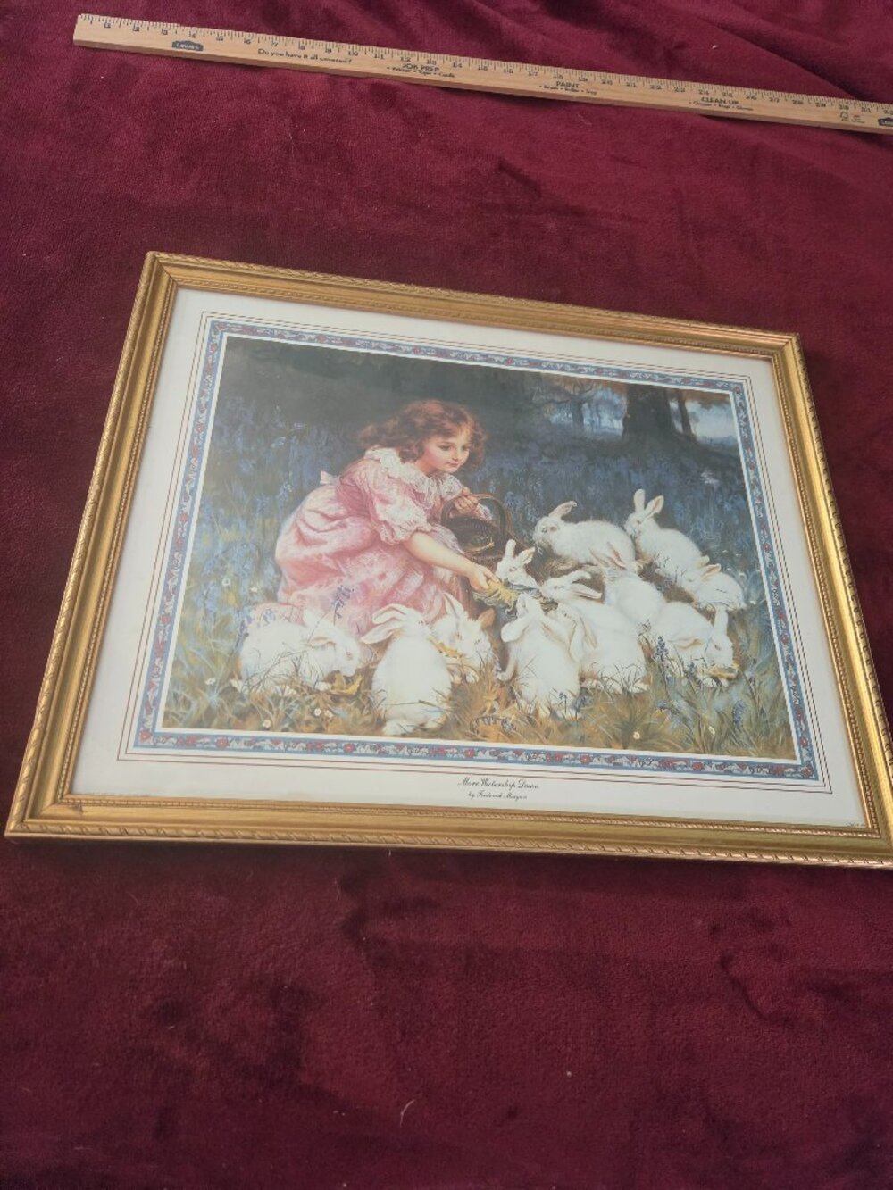 FRAMED ART PRINT TITLED MORE WATERSHIP DOWN BY FREDERICK MORGAN